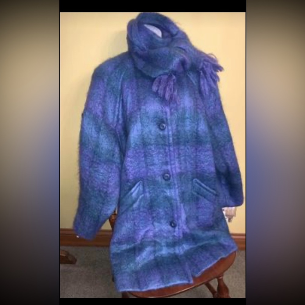 Donegal Design Wool Jacket/Coat 1980s